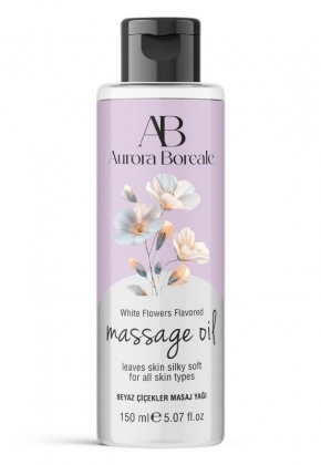 Aurora Boreale Beyaz iek Aromal Masaj Ya 150 ML